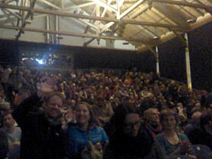 Reithalle in Solothurn mit Publikum